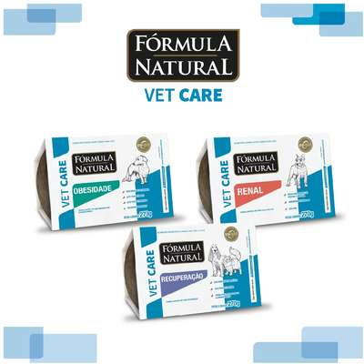 “Ração Úmida Fórmula Natural Vet Care Recuperação para Cães e Gatos”