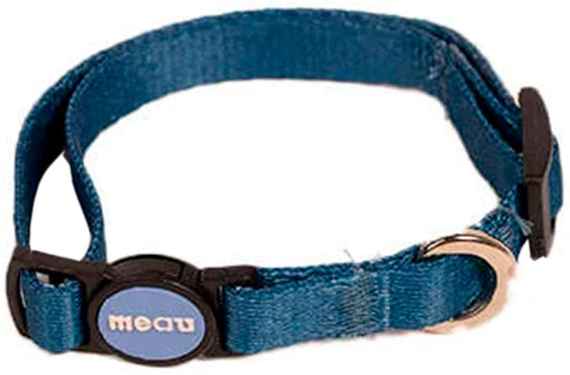 Coleira Meau Azul para Gatos - Tam. Único