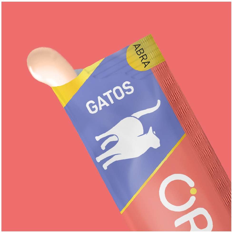 Petisco Cremoso Origens Creminho Frango para Gatos - 1 Pacote (4 Unidades)