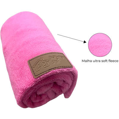Cobertor Fábrica Pet Ultra Soft Liso Pink