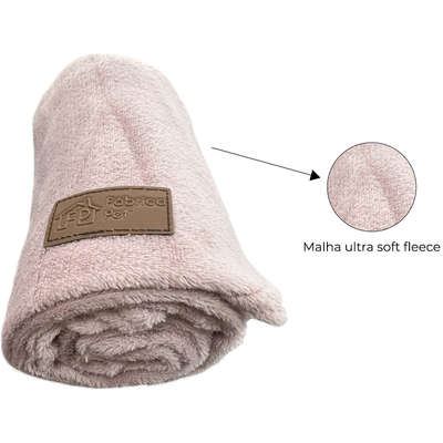 Cobertor Fábrica Pet Ultra Soft Liso Rose