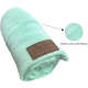 Cobertor Fábrica Pet Ultra Soft Liso Verde Água