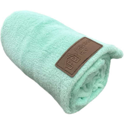 Cobertor Fábrica Pet Ultra Soft Liso Verde Água