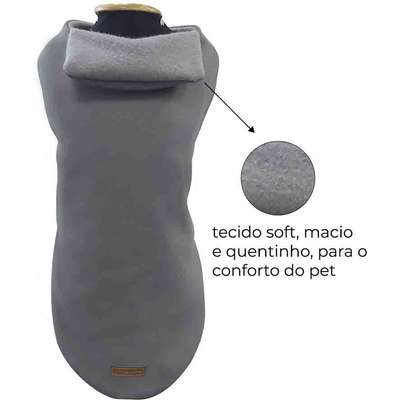 Capa Alfaiataria Fábrica Pet Lisa Cinza