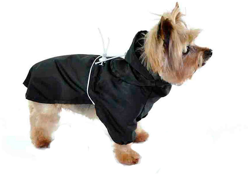 Capa de Chuva Bichinho Chic Premium Preto - Tam. 06