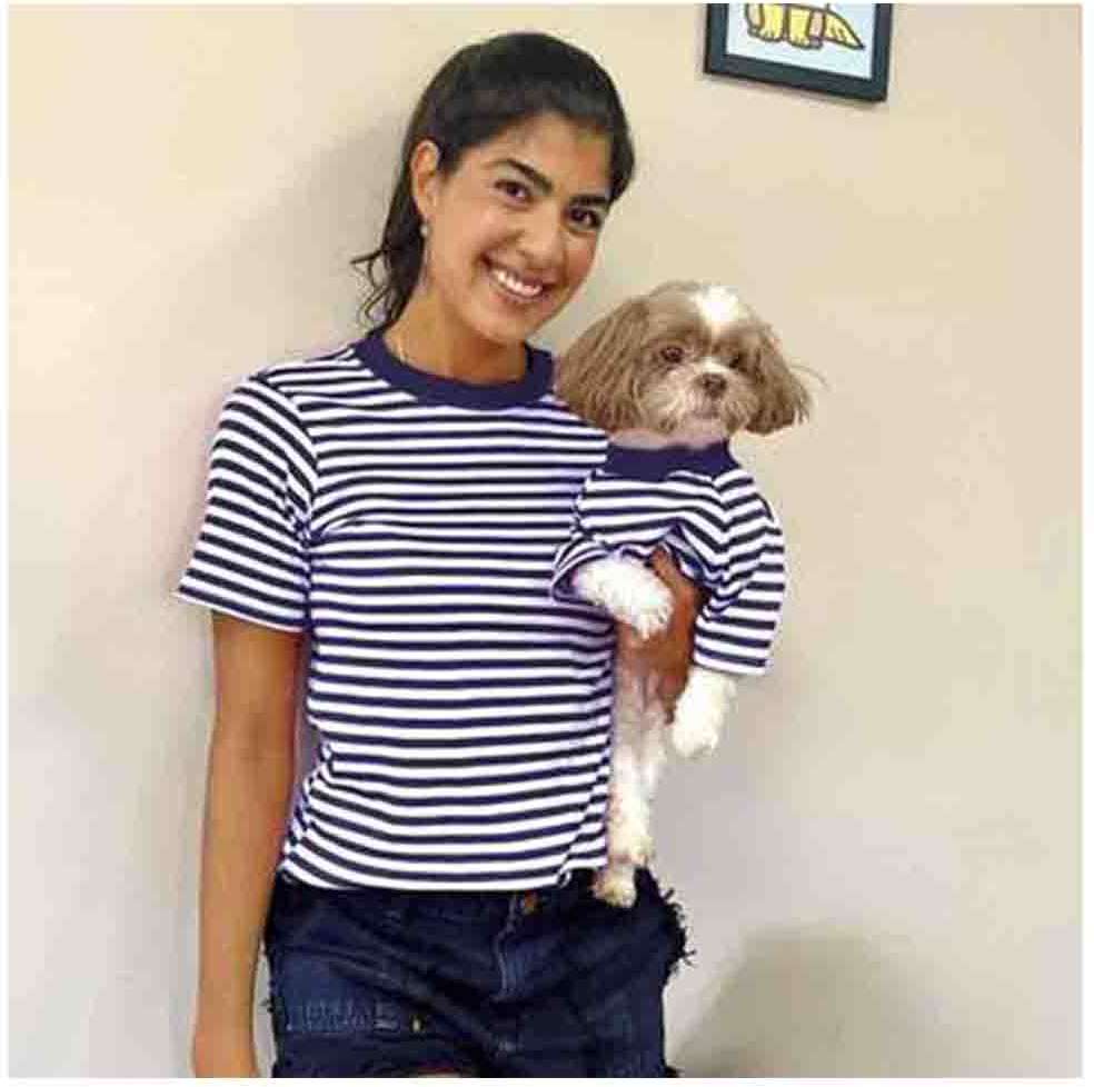 Blusa Listra com Manga Fábrica Pet Marinho - Tam. GG
