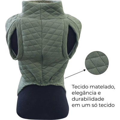 Blusa Matelasse Fábrica Pet Verde