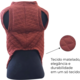 Blusa Matelasse Fábrica Pet Vinho
