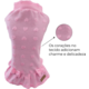 Vestido Fábrica Pet Coração Rosa