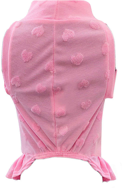 Vestido Fábrica Pet Coração Rosa - Tam. GG