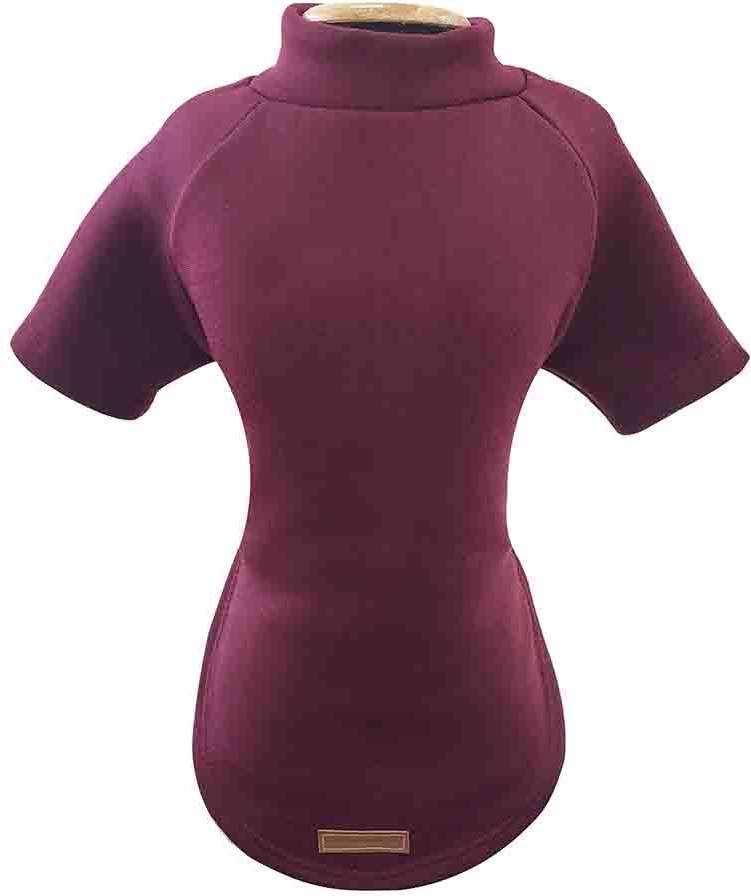 Blusa Moletom com Manga Fábrica Pet Vinho - Tam. P