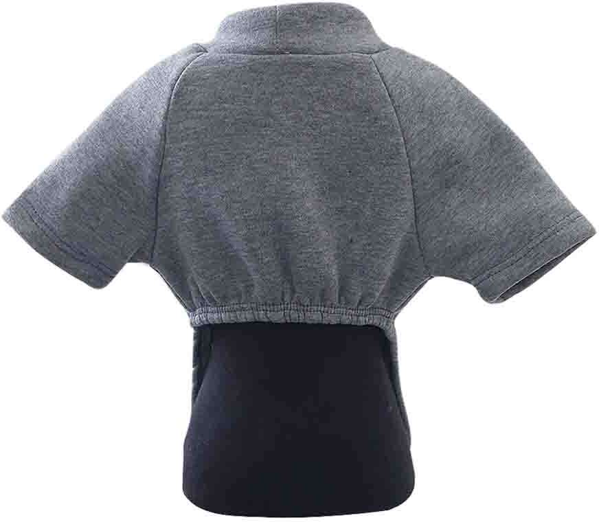 Blusa Moletom com Manga Fábrica Pet Cinza - Tam. G
