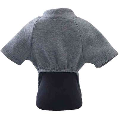 Blusa Moletom com Manga Fábrica Pet Cinza