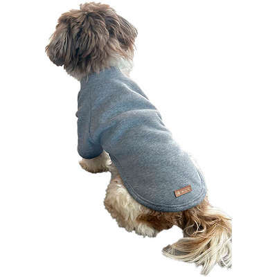 Blusa Moletom com Manga Fábrica Pet Cinza