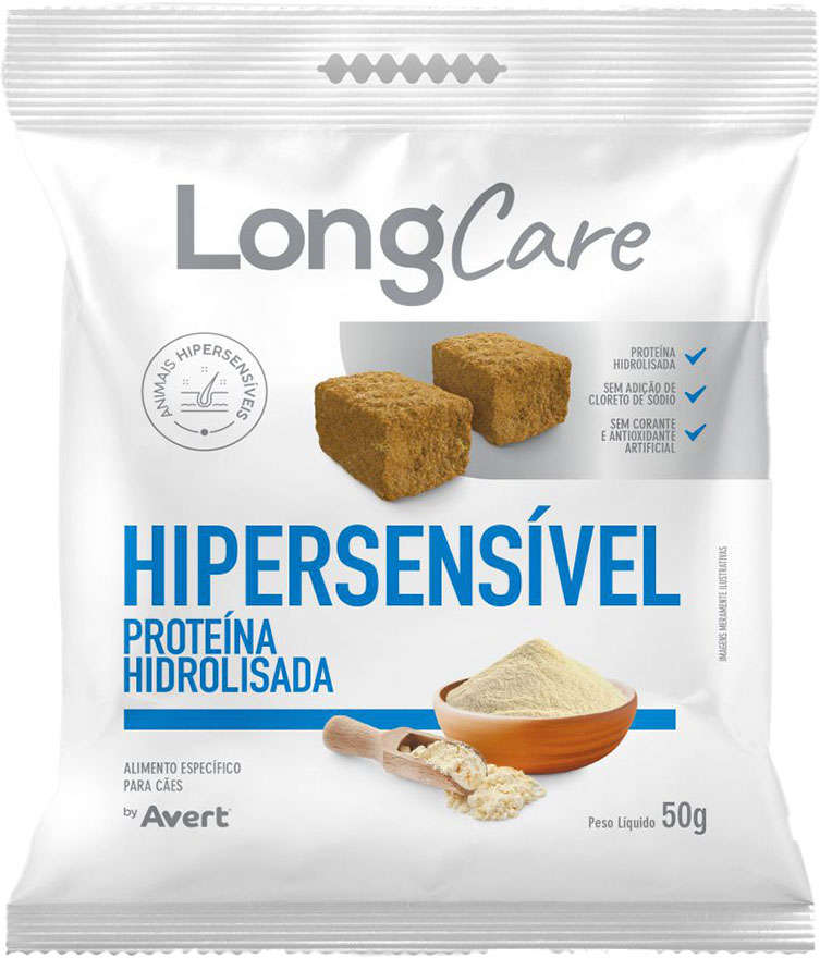 Petisco Funcional Avert LongCare Hipersensível Poteína Hidrolisada para Cães - 50g