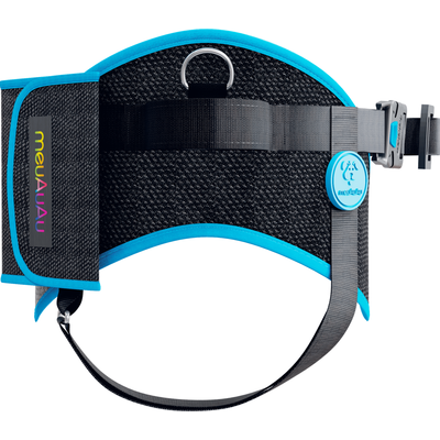 Peitoral meuAuAu Safe Neon Azul para Cães