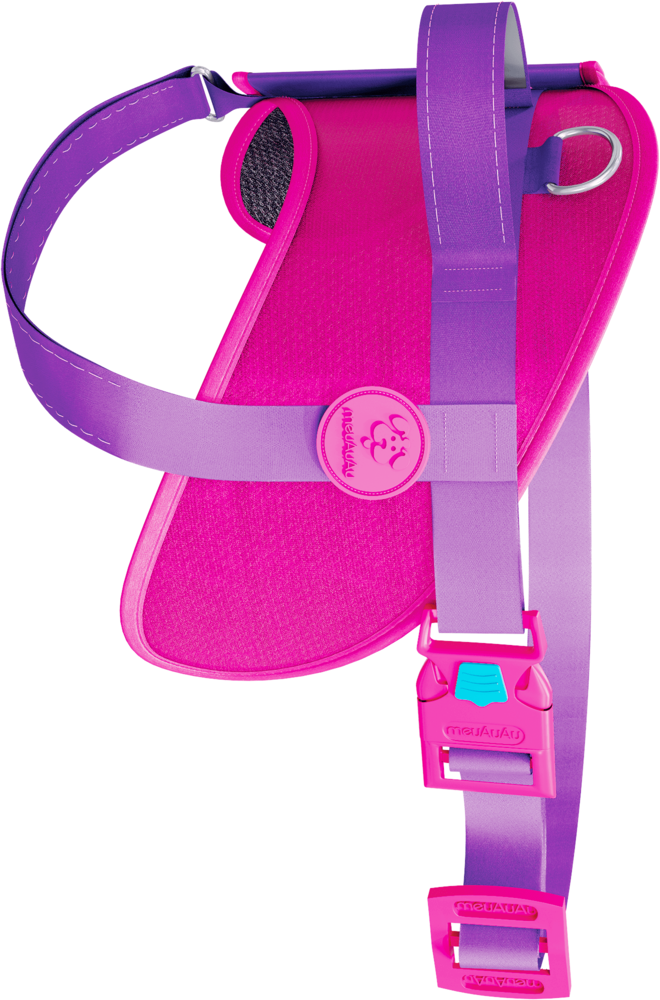 Peitoral meuAuAu Safe New Pink para Cães - Tam. G