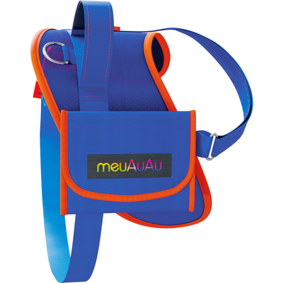 Peitoral meuAuAu Safe New Blue para Cães