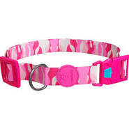Coleira meuAuAu Armypink para Cães - Tam. G
