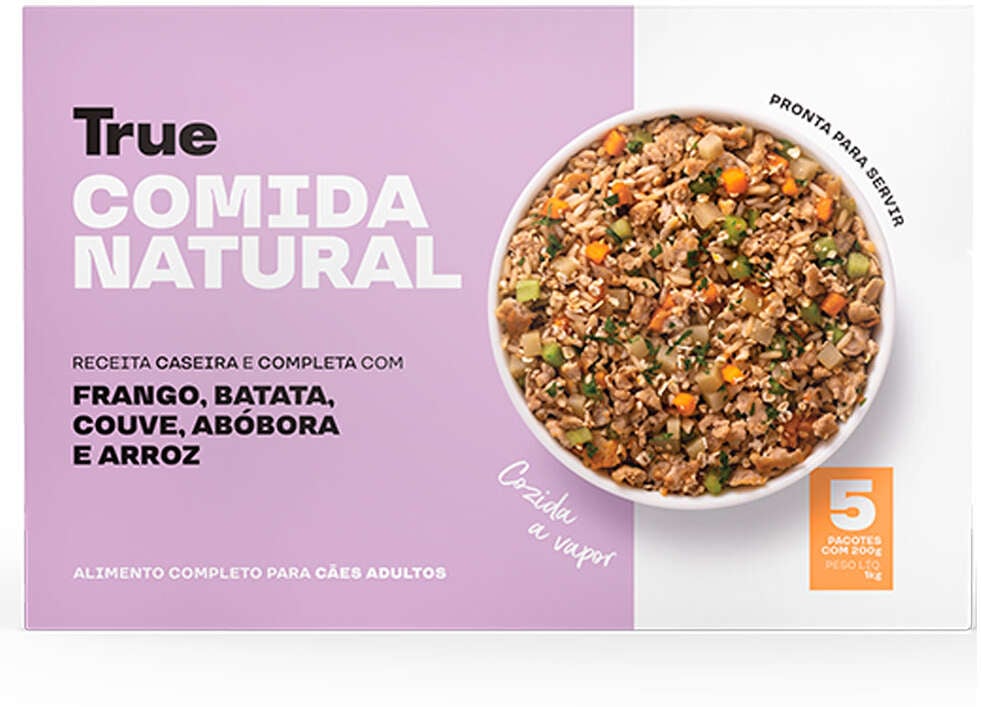 Alimentação Natural True Sabor Frango para Cães Adultos - 1kg