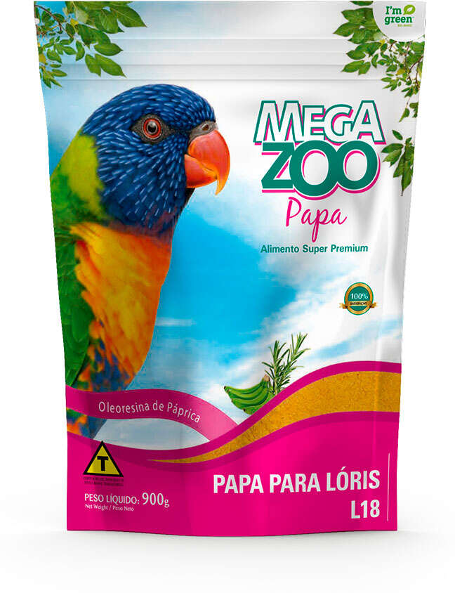 Ração Megazoo Papa para Loris L-18 - 900 g
