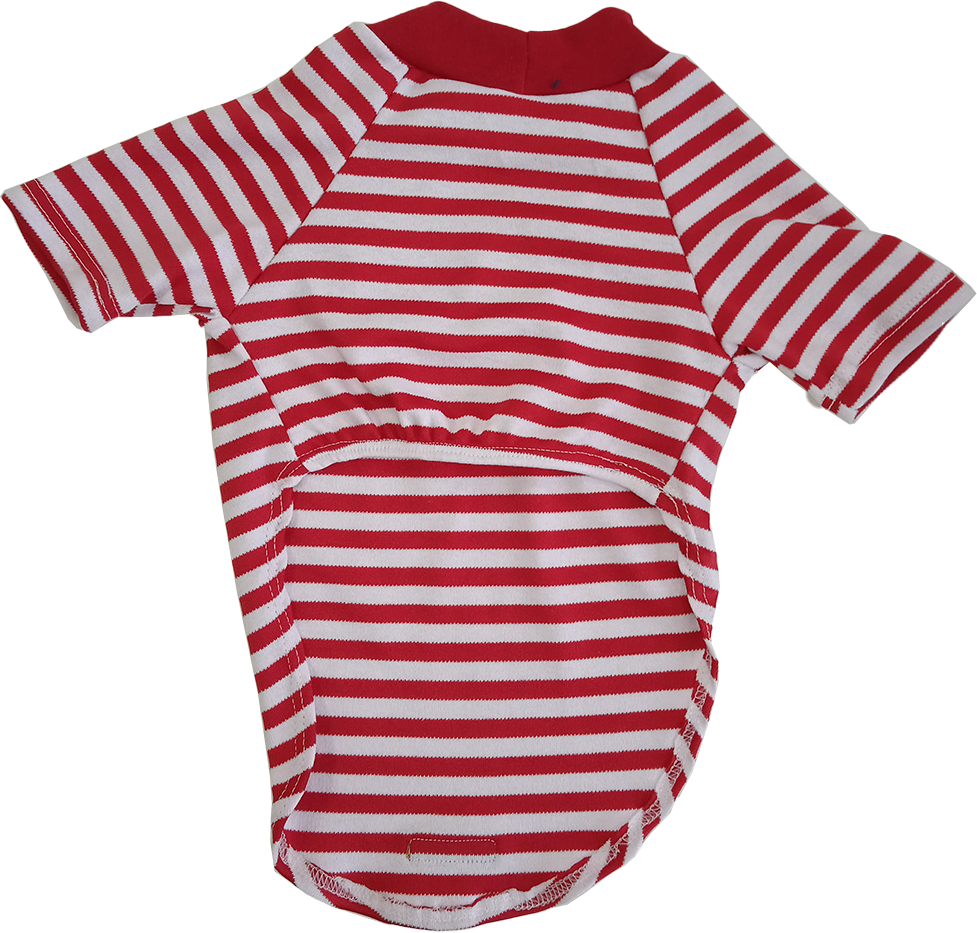 Blusa Listra com Manga Fábrica Pet Vermelha - Tam. G