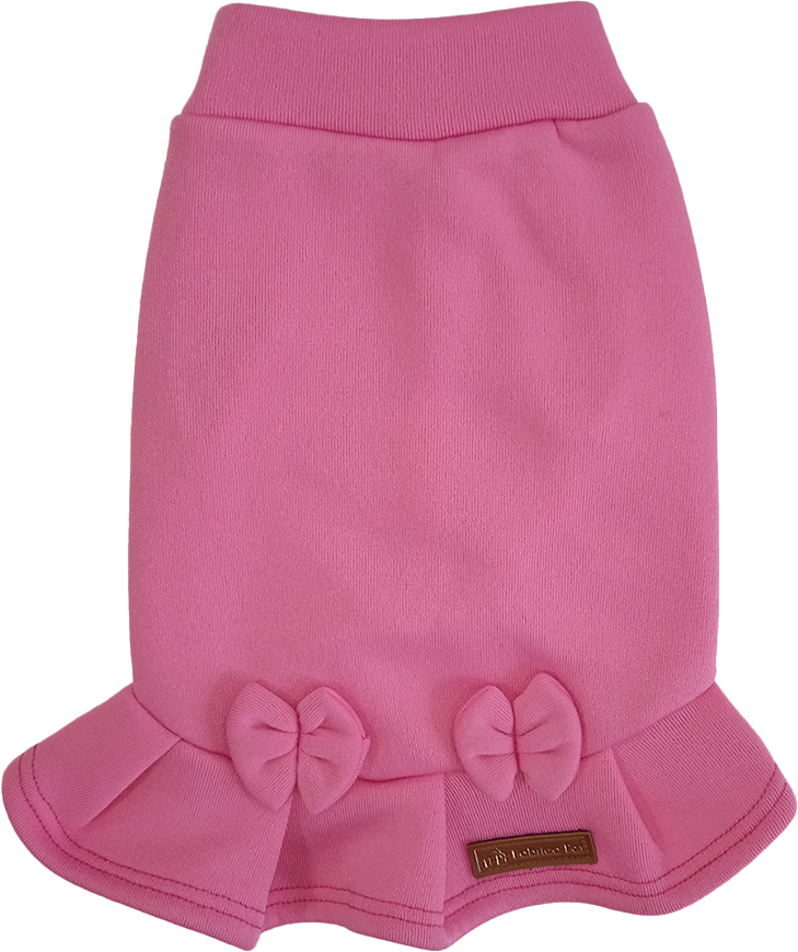 Vestido Moletom Fábrica Pet Pink - Tam. M