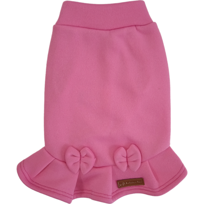 Vestido Moletom Fábrica Pet Pink