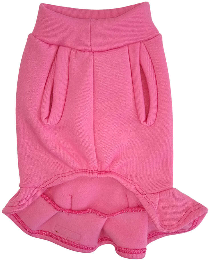 Vestido Moletom Fábrica Pet Pink - Tam. M