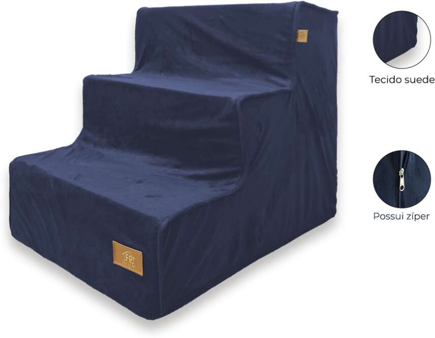 Escada Fabrica Pet Suede - Azul Marinho