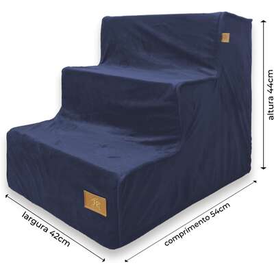 Escada Fabrica Pet Suede Azul Marinho”
