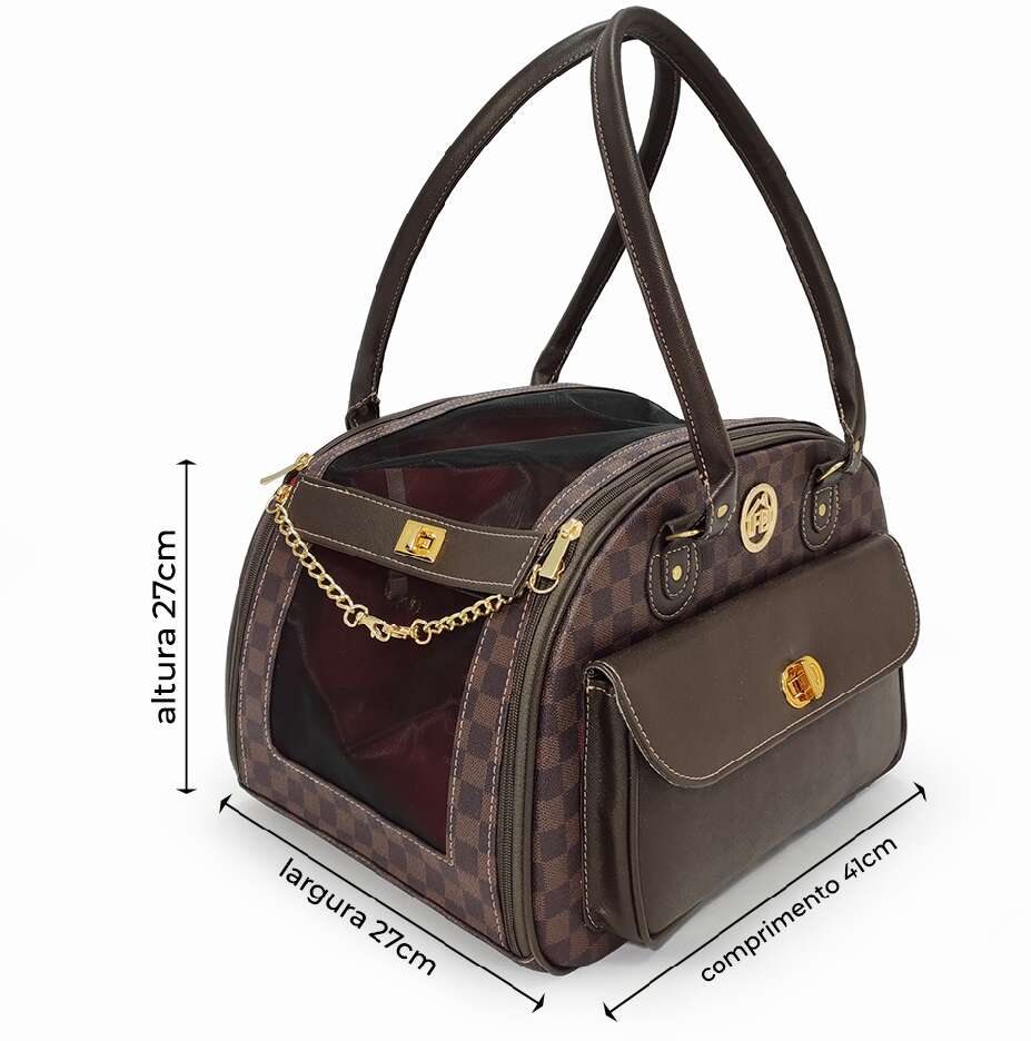 Bolsa de Transporte Fechada Luxo Gold - Tam. Único