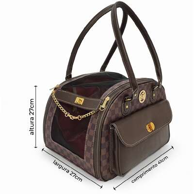 Bolsa de Transporte Fechada Luxo Gold”