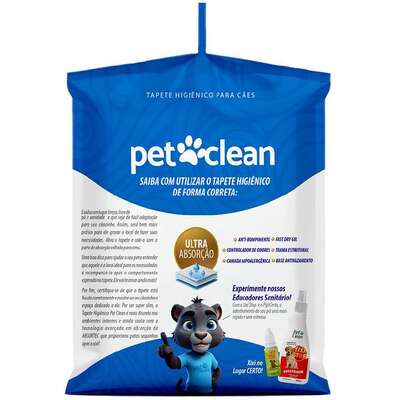 Tapete Higiênico Pet Clean Premium 55x60 PARA Cães”