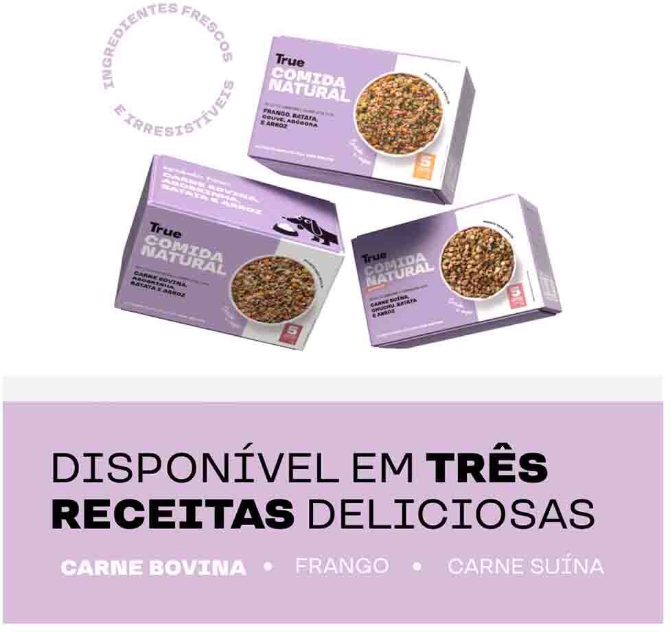 Alimentação Natural True Sabor Carne para Cães Adultos - 1kg
