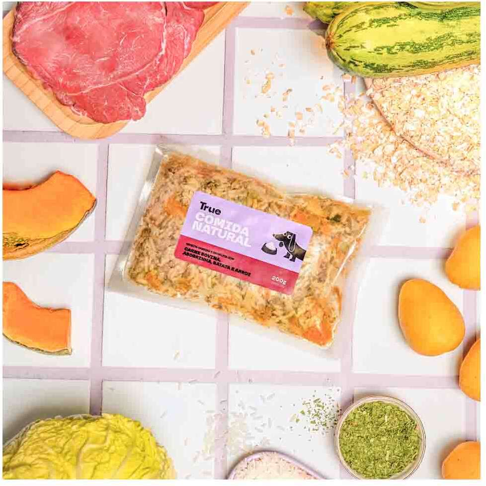 Alimentação Natural True Sabor Carne para Cães Adultos - 1kg
