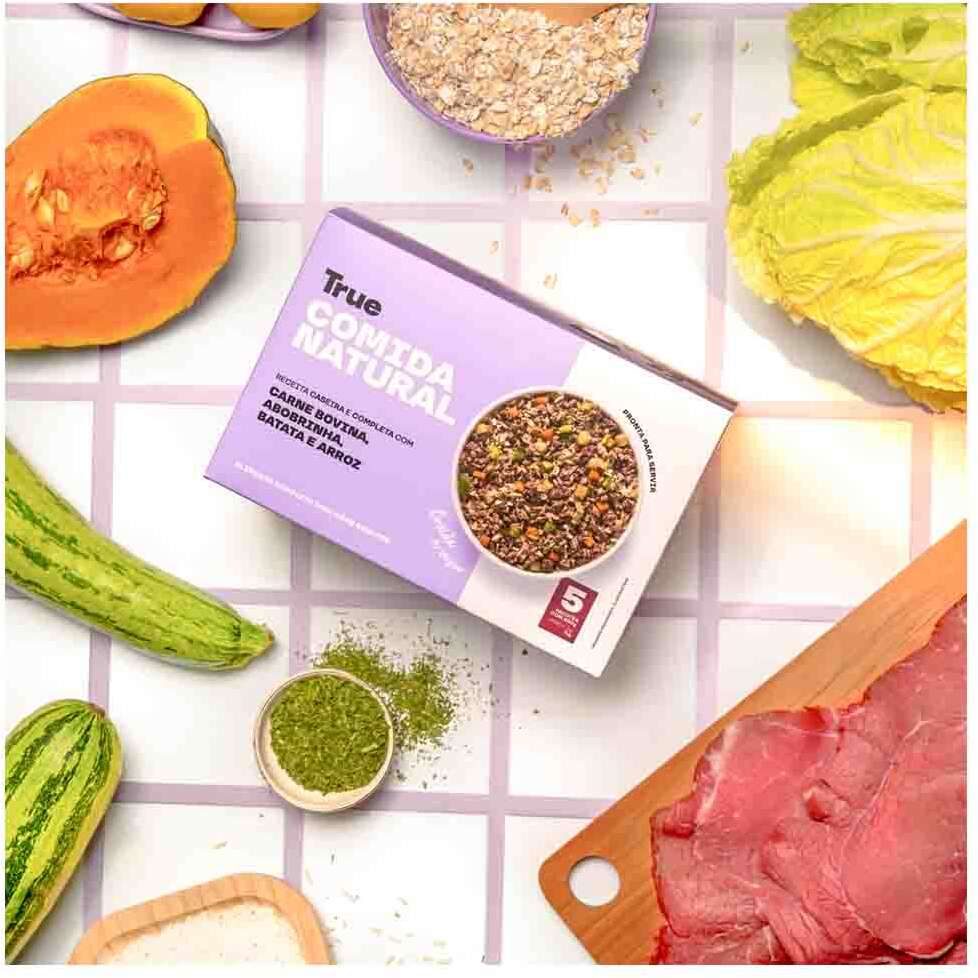 Alimentação Natural True Sabor Carne para Cães Adultos - 1kg