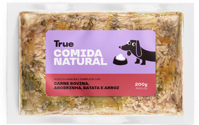 Alimentação Natural True Sabor Carne para Cães Adultos - 1kg