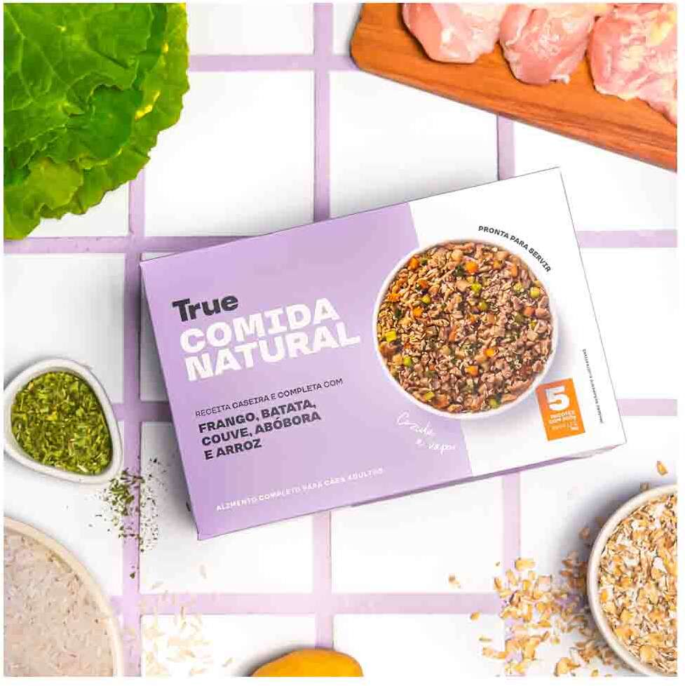 Alimentação Natural True Sabor Frango para Cães Adultos - 1kg