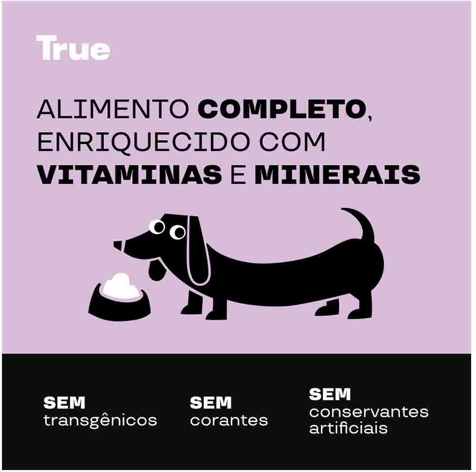 Alimentação Natural True Sensitive Sabor Carne Suína para Cães Adultos - 1kg