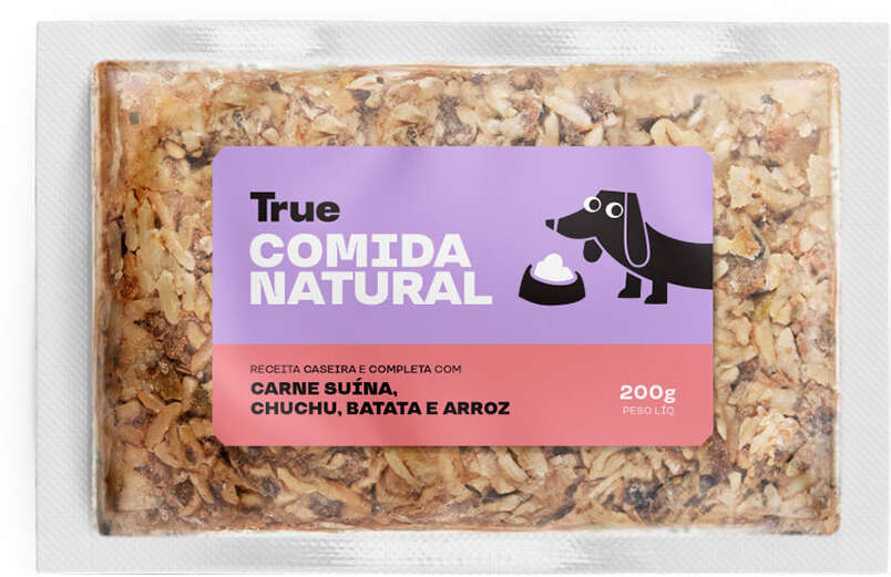 Alimentação Natural True Sensitive Sabor Carne Suína para Cães Adultos - 1kg