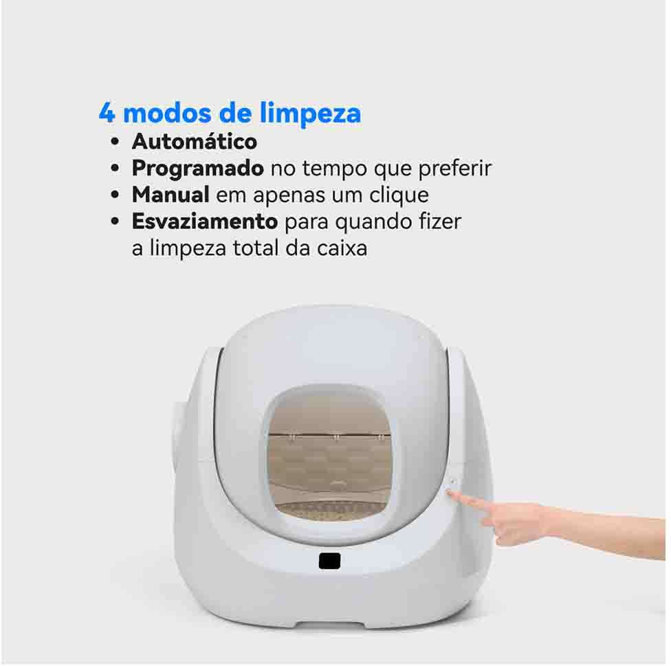 Caixa de Areia Automática Catlink Scooper SE para Gatos - Tam. Único