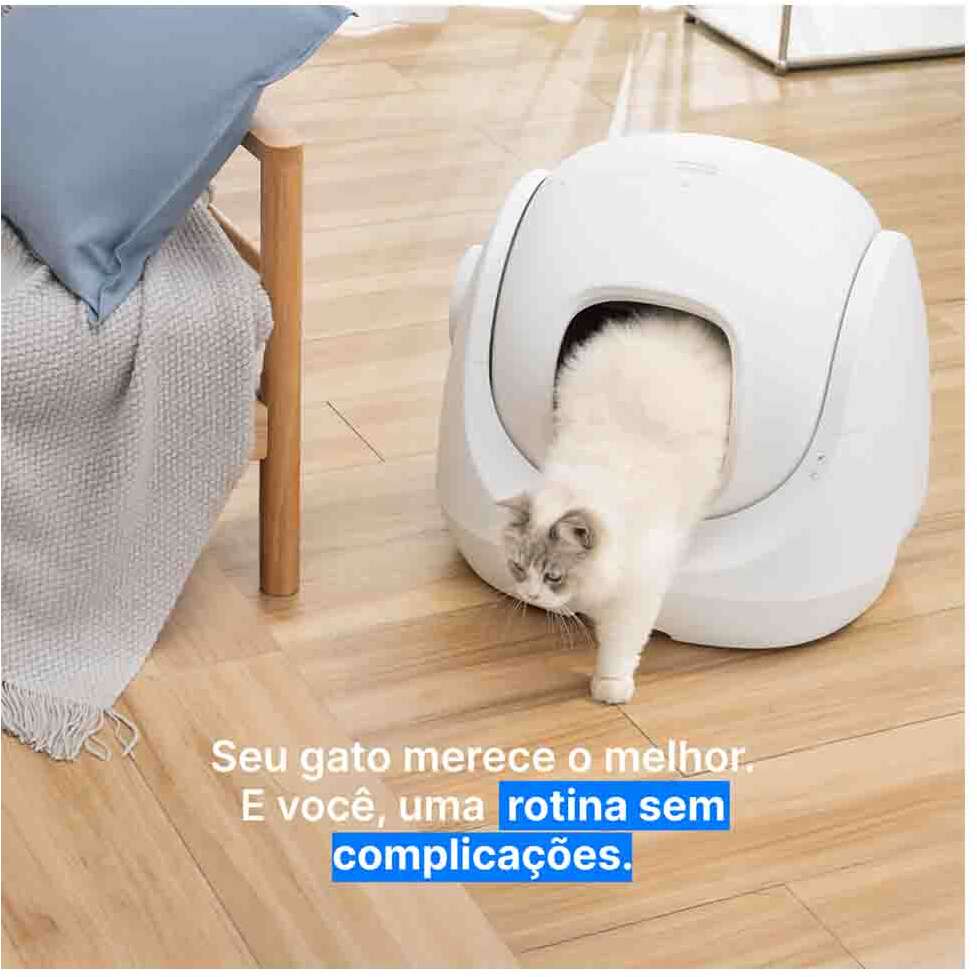 Caixa de Areia Automática Catlink Scooper SE para Gatos - Tam. Único
