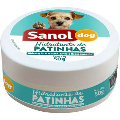 Hidratante de Patinhas Sanol Dog Branco