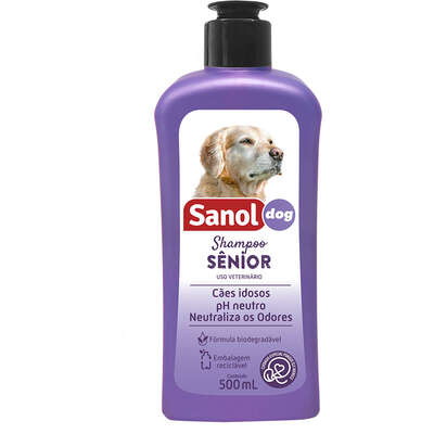 Shampoo Sênior Sanol Dog Roxo