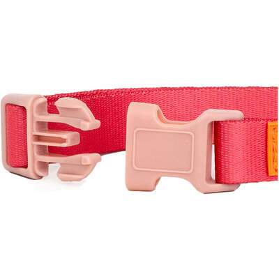 Coleira Meau Duo Vermelho Rosa”