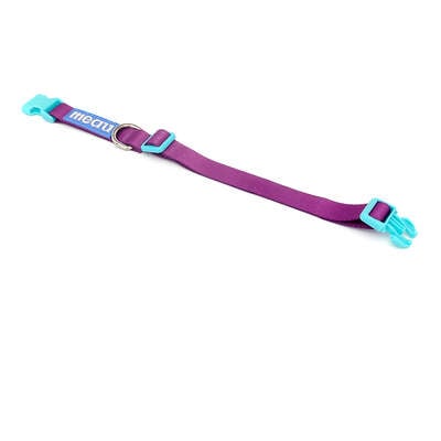 Coleira Meau Duo Roxo Azul”