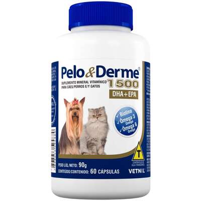  “Suplemento Vetnil Pelo & Derme DHA + EPA 1500”