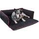 Cama Pickorruchos Pratic Nylon Impermeável Preto e Rosa”