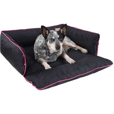 Cama Pickorruchos Pratic Nylon Impermeável Preto e Rosa”